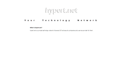 Desktop Screenshot of hypert.net